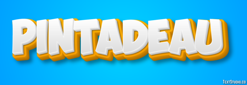 Pintadeau Effet de Texte