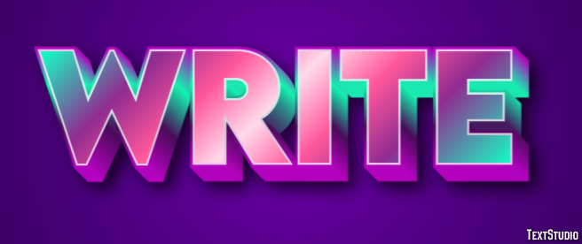 Write Effet de Texte
