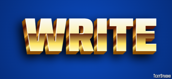 Write Effet de Texte