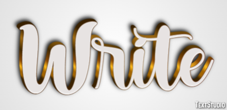 Write Effet de Texte