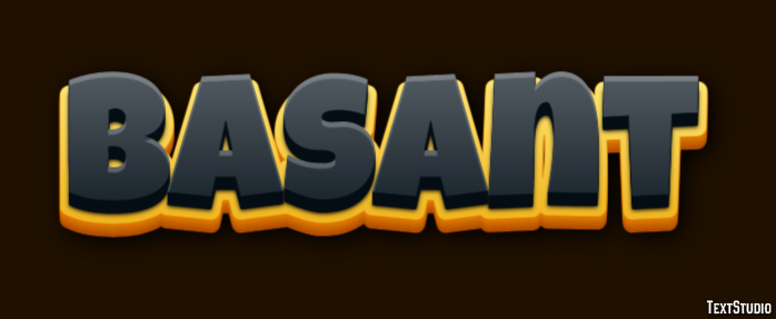 Basant Text effect