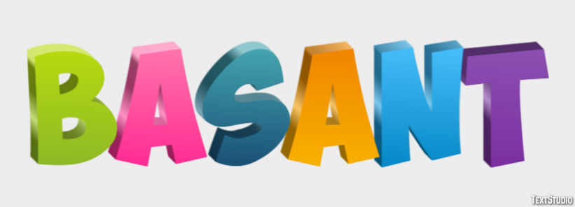 Basant テキスト効果
