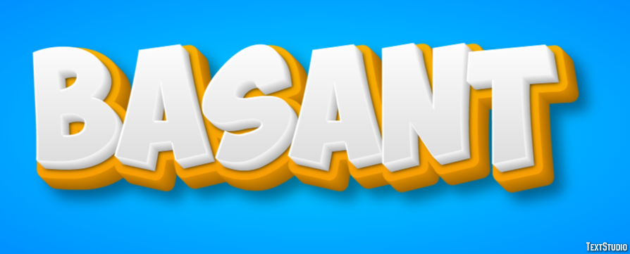 Basant Text Effect