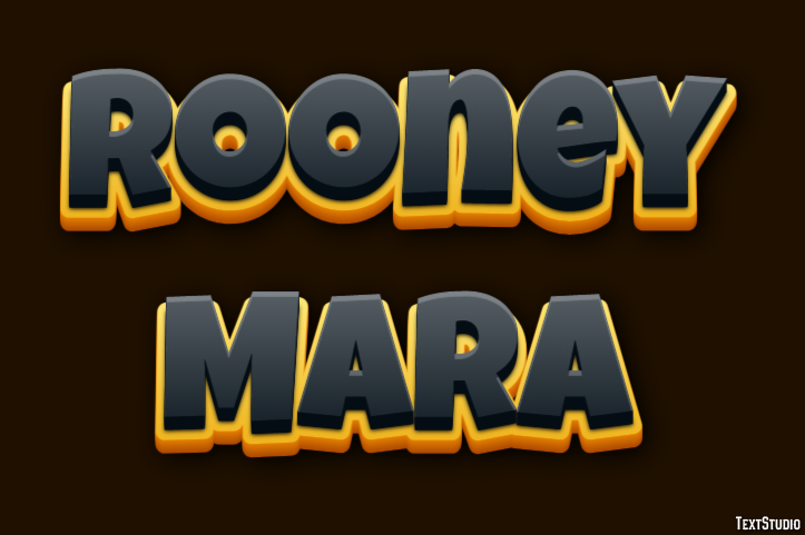 Rooney Mara Text effect