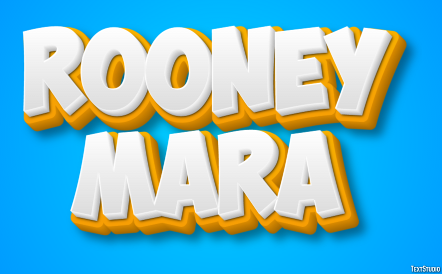 Rooney Mara Text Effect