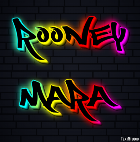 Rooney Mara Text Effect