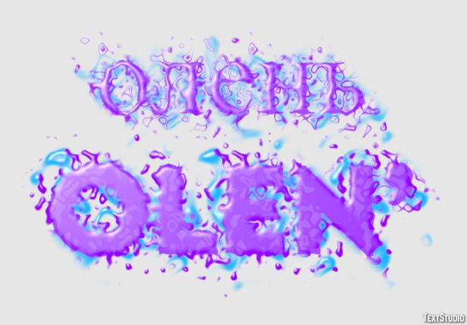 олень olen’ Эффект текста