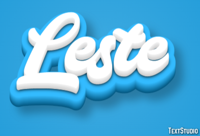 Leste Efeito de texto