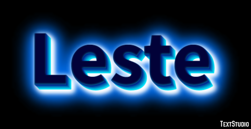 Leste Efeito do texto