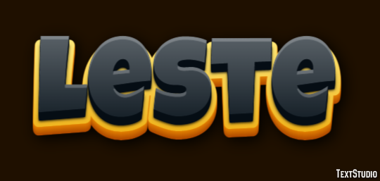 Leste Efeito de texto