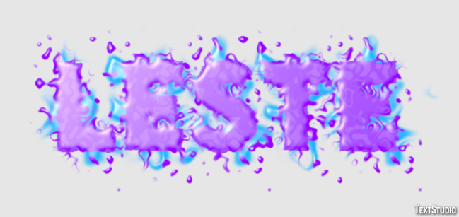 Leste Efeito de texto