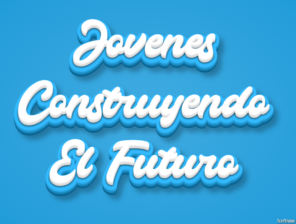 Jovenes Construyendo El Futuro Текстовый эффект