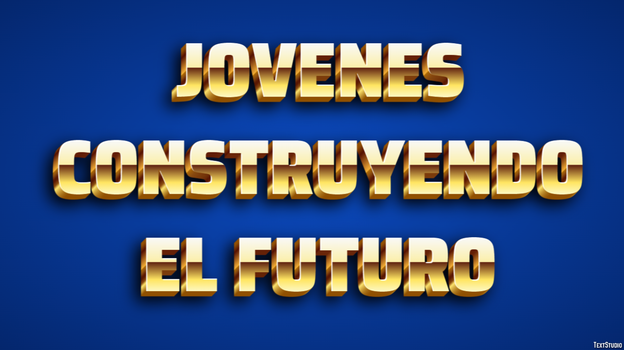 Jovenes Construyendo El Futuro Текстовый эффект
