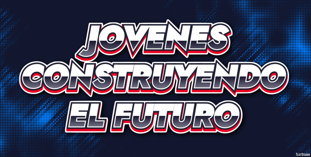 Jovenes Construyendo El Futuro Текстовый эффект