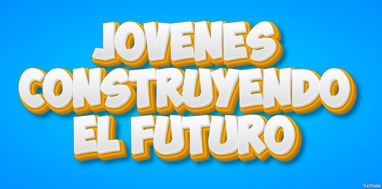Jovenes Construyendo El Futuro Текстовый эффект