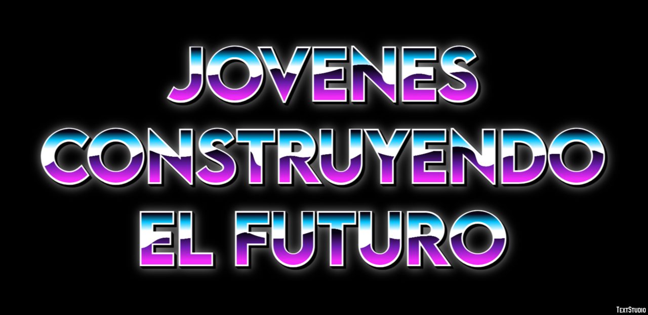 Jovenes Construyendo El Futuro Эффект текста