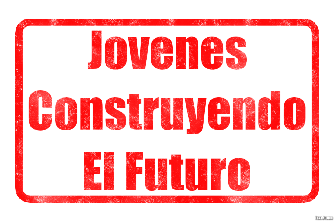 Jovenes Construyendo El Futuro Эффект текста