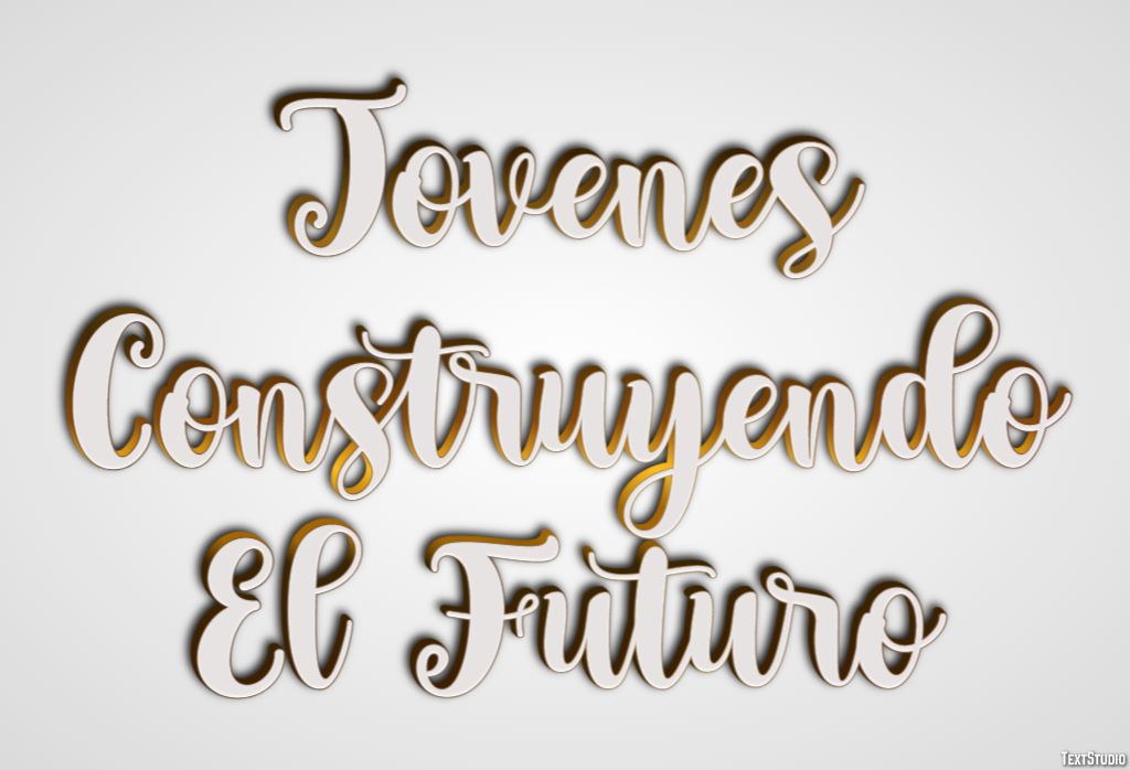 Jovenes Construyendo El Futuro Текстовый эффект