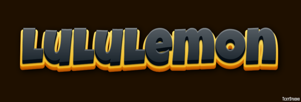 Lululemon Text effect