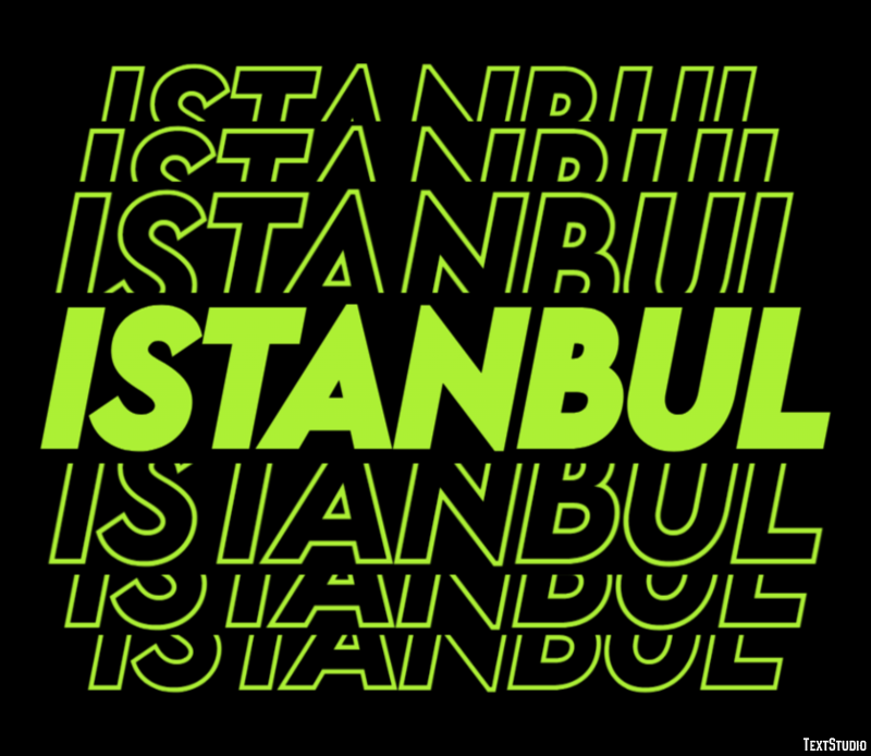 Istanbul Effetto testo