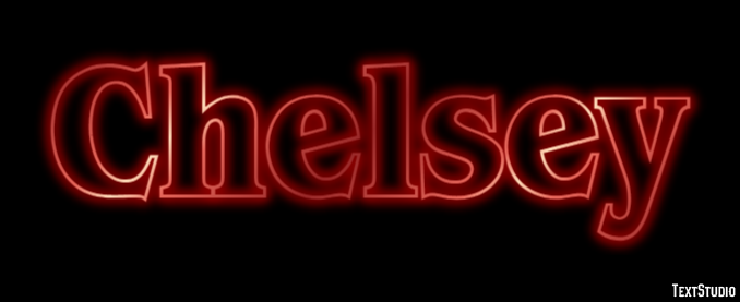 Chelsey Texteffekt