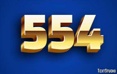 554 Text Effect