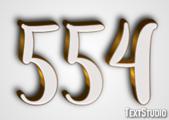 554 Text Effect