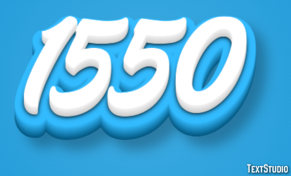 1550 Efecto de Texto