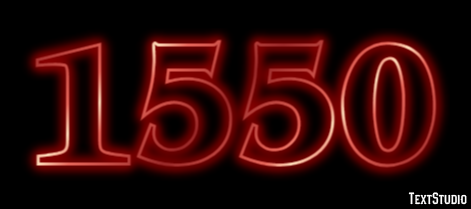 1550 Efecto de texto