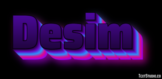 Desim Metin efekti