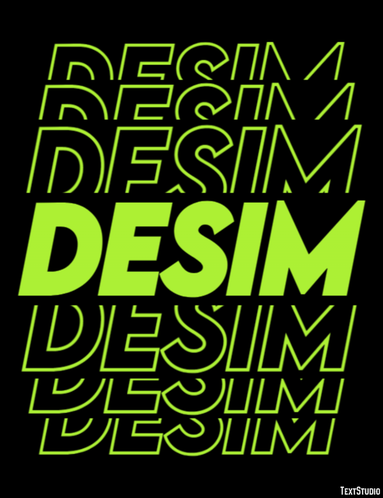 Desim Metin efekti