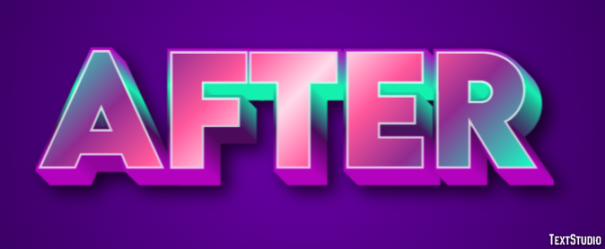 After Efekt tekstowy