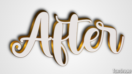 After Text Effect