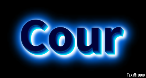 Cour Text Effect