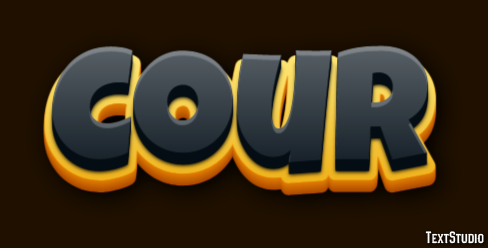 Cour Text Effect