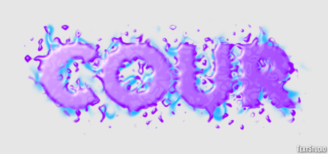 Cour Text effect