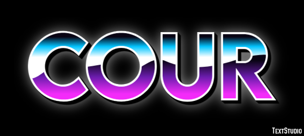 Cour Text Effect