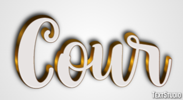 Cour Text Effect