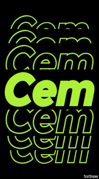 Cem Text effect