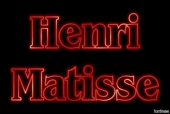 Henri Matisse Text Effect