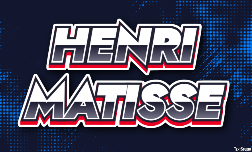Henri Matisse Text Effect