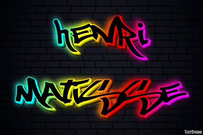 Henri Matisse Text Effect