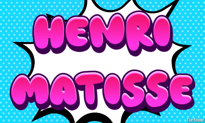 Henri Matisse Text Effect