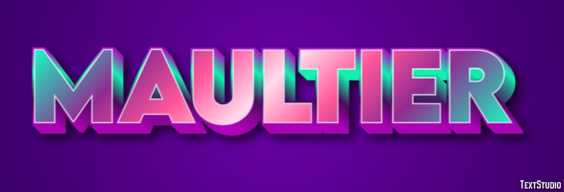 Maultier Texteffekt