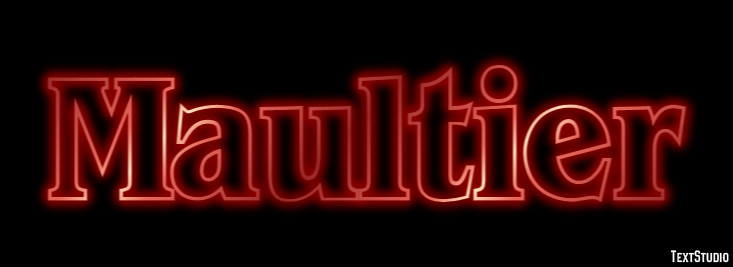 Maultier Effetto testo