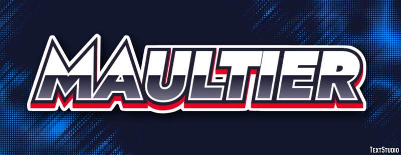 Maultier Texteffekt