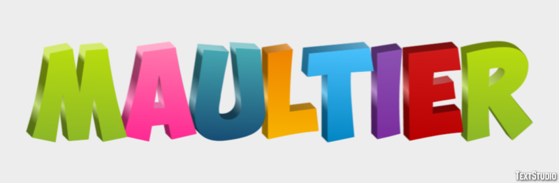 Maultier Effetto testo