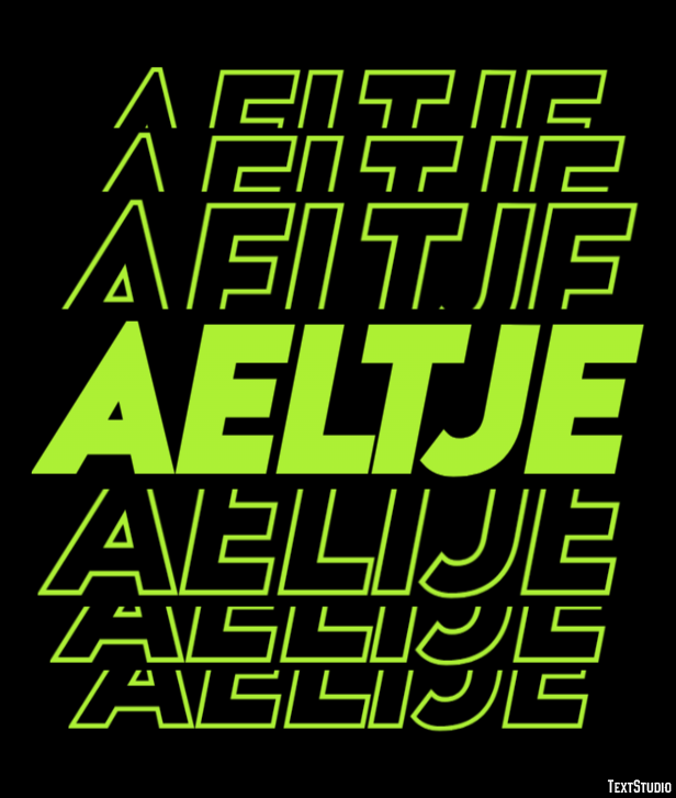 Aeltje Texteffekt