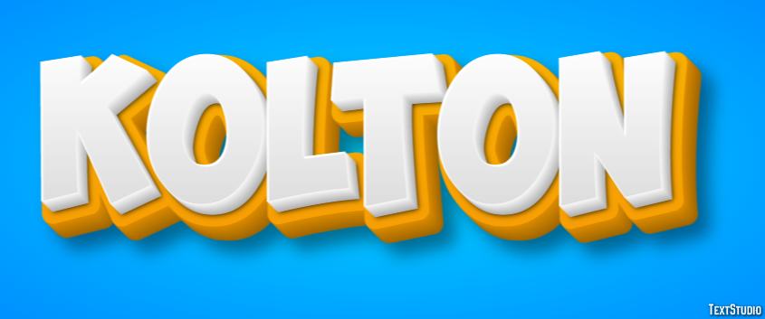 Kolton Effet de Texte