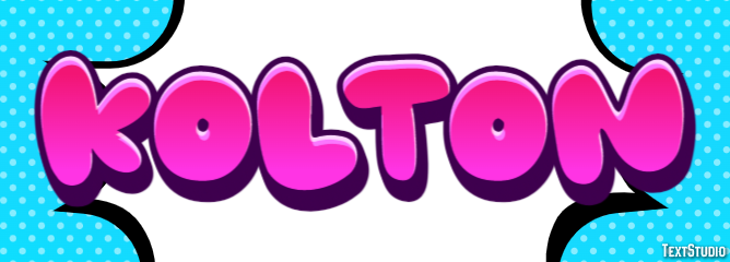 Kolton Effet de Texte